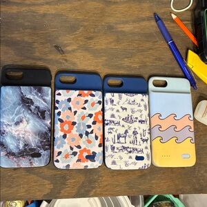 Lot 4 Charging Cases iPhone 6/7/8/SE